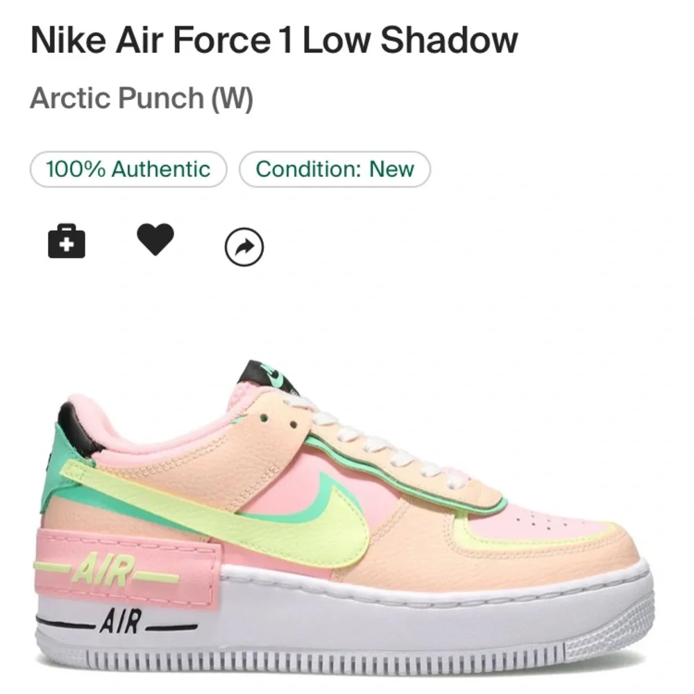 Nike Air Force 1 Shadow. Arctic Punch. - Picture 12 of 12